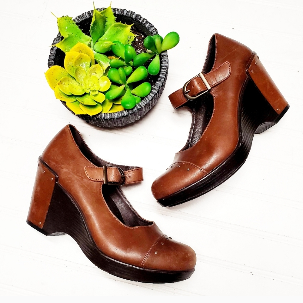Dansko Brown Wedge Shoes for Women